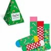 Happy Socks - Unisex Sokken Christmas Tree 3-Pack Gift Box - Multi - Maat 36-40 -Beenmode Winkel 550x661 1