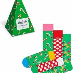 Happy Socks - Unisex Sokken Christmas Tree 3-Pack Gift Box - Multi - Maat 36-40