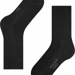 FALKE Family Grondstofvriendelijk Zacht Zonder Motief Duurzaam Ondoorzichtig Mid-rise Duurzaam Katoen Grijs Dames Sokken - Maat 35-38 -Beenmode Winkel 550x667