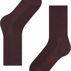 FALKE Family Grondstofvriendelijk Zacht Zonder Motief Duurzaam Ondoorzichtig Mid-rise Duurzaam Katoen Rood Dames Sokken - Maat 35-38 -Beenmode Winkel 550x667 3
