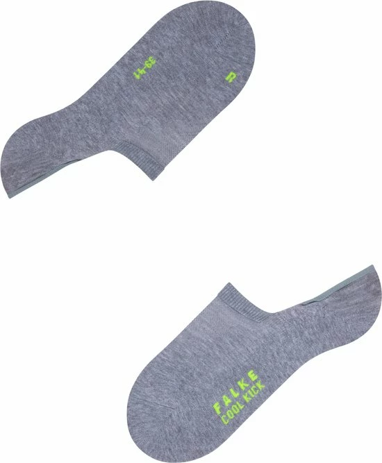 FALKE Cool Kick Invisible Voering Sokken Onzichtbaar Zonder Motief High Cut Met Pluche Zool Ademend Sneldrogend Grijs Unisex Kousenvoetje - Maat 37-38 5 FALKE Cool Kick Invisible Voering Sokken Onzichtbaar Zonder Motief High Cut Met Pluche Zool Ademend Sneldrogend Grijs Unisex Kousenvoetje - Maat 37-38 - Afbeelding 3