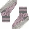 FALKE Cosyshoe Herringbone Slofsok Lang Met Patroon Met Anti-slip Noppen Gestreept Maagdelijke Wol Grijs Dames Sokken - Maat 41-42 -Beenmode Winkel 550x668 1