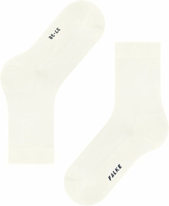 FALKE ClimaWool Versterkt Zonder Patroon Ademend Warm Droog Milieuvriendelijk Elegant Duurzaam Lyocell Maagdelijke Wol Wit Dames Sokken - Maat 41-42 10 FALKE ClimaWool Versterkt Zonder Patroon Ademend Warm Droog Milieuvriendelijk Elegant Duurzaam Lyocell Maagdelijke Wol Wit Dames Sokken - Maat 41-42 - Afbeelding 8