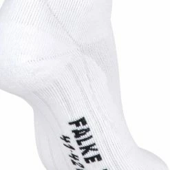 FALKE TE2 Short Tennissokken Kort Zacht Geribd Dempend Effect Vochtregulerend Gewrichtsbescherming Zonder Motief Katoen Wit Dames Sportsokken - Maat 39-40 -Beenmode Winkel 550x672 1