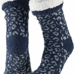 Huissokken Dames | Huissok Met Fake Fur | Wit | Maat 36/41 | Huissok | Huissokken Dames | Fluffy Sokken | Slofsokken | Huissokken Anti Slip | Huissokken | Anti Slip Sokken | Warme Sokken | Bedsokken | Winter Sokken | Apollo