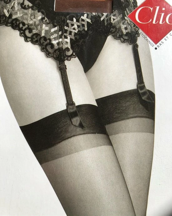 Clio 15 Denier Kousen Voor Jarretels 100% Nylon - Derby - T4 6 Clio 15 Denier Kousen Voor Jarretels 100% Nylon - Derby - T4 - Afbeelding 4