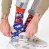 Happy Socks Berlin Sok | Blauw | Maat 41-46 -Beenmode Winkel 550x698 4