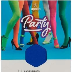 Dames Feest Legging | Kobalt Blauw | 60 Denier | Maat XXL | Leggings | Legging Carnaval | Carnavalskleding | Gekleurde Legging | Neon Legging | Legging Meisje | Apollo -Beenmode Winkel 550x701 3