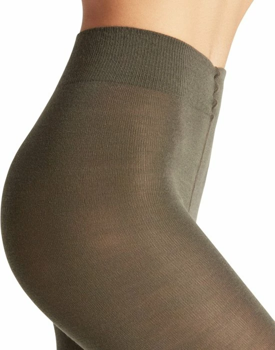 FALKE Softmerino Dik Elastisch Zonder Motief Effen Comfortabel Elegant Warm Winter Zacht Merinowol Katoen Groen Dames Panty - Maat 48-50 9 FALKE Softmerino Dik Elastisch Zonder Motief Effen Comfortabel Elegant Warm Winter Zacht Merinowol Katoen Groen Dames Panty - Maat 48-50 - Afbeelding 7