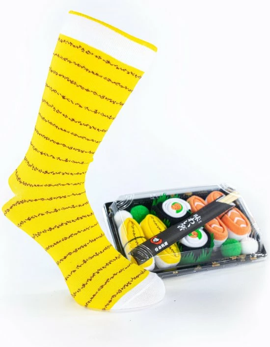 Go Foodsocks - Sushi Sokken - Sushi Box - 3 PACK 8 Go Foodsocks - Sushi Sokken - Sushi Box - 3 PACK - Afbeelding 6