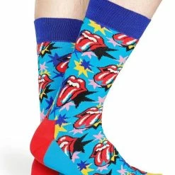 Happy Socks - Collabs Rolling Stones I Got The Blues - Blauw Multi - Unisex - Maat 36-40 -Beenmode Winkel 550x711 2