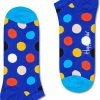 Happy Socks - Sneaker Sok - Big Dot Blauw - Maat 36-40