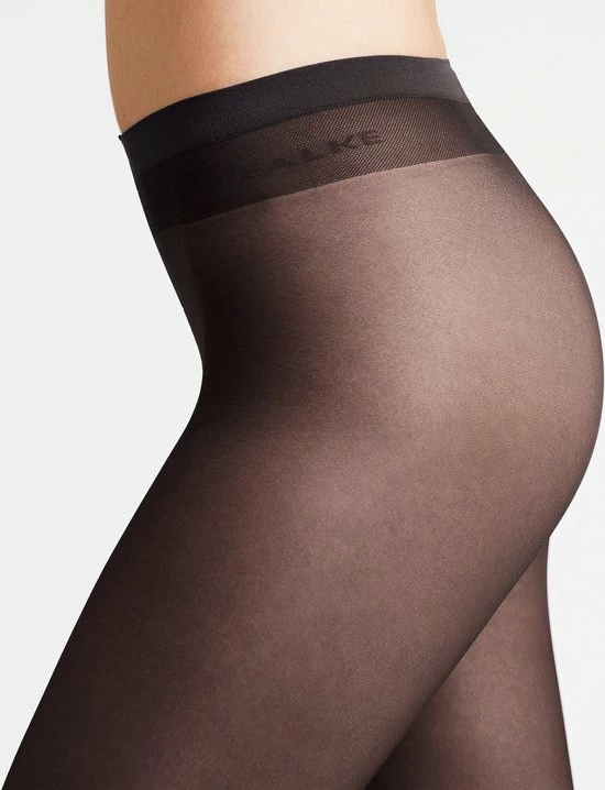 FALKE Pure Matt Dun Fijn Versterkt Zacht Zonder Motief Effen Mat Elegant Doorschijnend Sheer 20 Denier Zwart Dames Panty - Maat M-L 4 FALKE Pure Matt Dun Fijn Versterkt Zacht Zonder Motief Effen Mat Elegant Doorschijnend Sheer 20 Denier Zwart Dames Panty - Maat M-L - Afbeelding 2