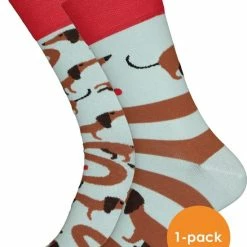Many Mornings Sokken - Sausage Dog - Unisex - Maat: 43-46 -Beenmode Winkel 550x725 3