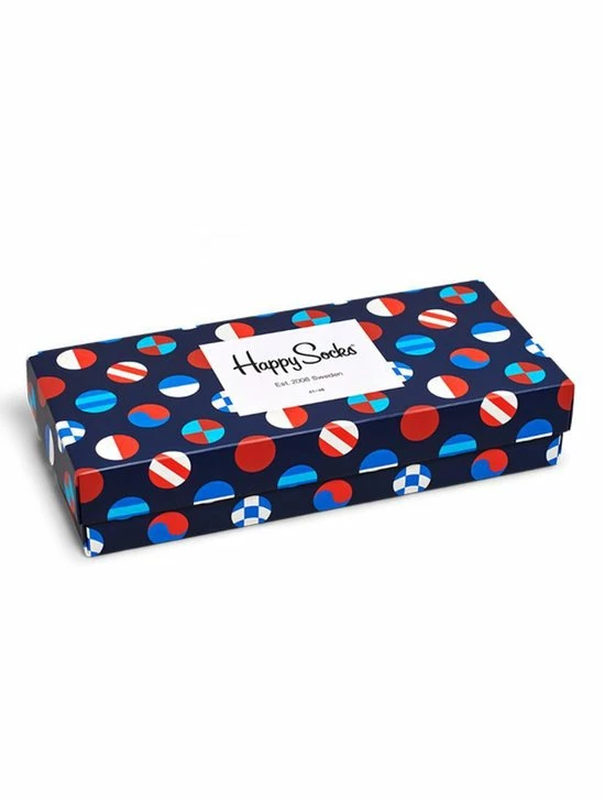 Happy Socks - Navy Gift Box In Rood-wit-blauw - Unisex - Maat: 36-40 12 Happy Socks - Navy Gift Box In Rood-wit-blauw - Unisex - Maat: 36-40 - Afbeelding 10