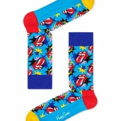 Happy Socks - Collabs Rolling Stones I Got The Blues - Blauw Multi - Unisex - Maat 36-40 -Beenmode Winkel 550x730