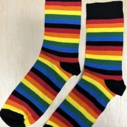 Merkloos Regenboog Sokken-SOKn. Trendy Sokken "Regenboog" (zwart) Maat 40-46 (Ook Leuk Om Kado Te Geven !) -Beenmode Winkel 550x733 23