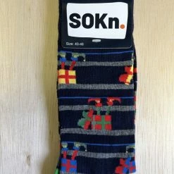 Merkloos SOKn. Kerst Sokken *KADOOTJES* Maat 40-46 (ook Leuk Om Kado Te Geven !)
