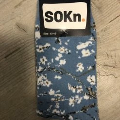 Merkloos SOKn. Trendy Sokken "van Gogh Almond Blossom" Maat 40-46 (Ook Leuk Om Kado Te Geven !)