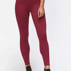 AWR Premium Kwaliteit Dames Thermo Legging - Rood - Maat S/M