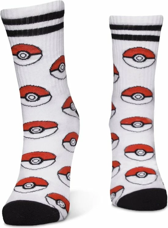 Difuzed Pokémon Sokken -39/42- Set Van 3 (Pikachu, Pokeballs) Zwart 4 Difuzed Pokémon Sokken -39/42- Set Van 3 (Pikachu, Pokeballs) Zwart - Afbeelding 2