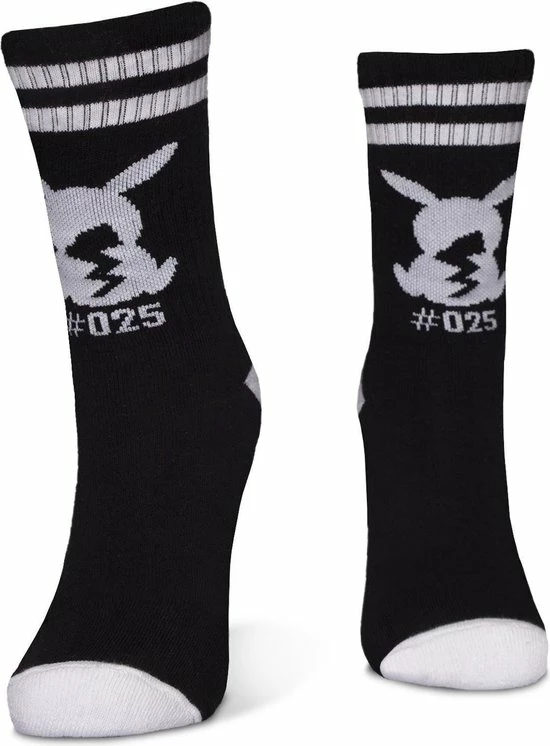 Difuzed Pokémon Sokken -39/42- Set Van 3 (Pikachu, Pokeballs) Zwart 6 Difuzed Pokémon Sokken -39/42- Set Van 3 (Pikachu, Pokeballs) Zwart - Afbeelding 4