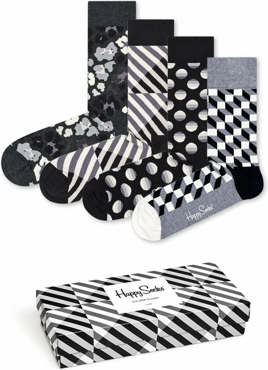 Happy Socks Seasonal Black & White Giftbox - Maat 36-40 9 Happy Socks Seasonal Black & White Giftbox - Maat 36-40 - Afbeelding 7