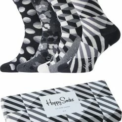Happy Socks Seasonal Black & White Giftbox - Maat 36-40