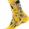 Merkloos Kunstzinnige Sokken - Gustav Klimt - De Kus - One Size / Fits All -Beenmode Winkel 550x769 4