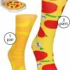 Merkloos OHNO Cadeau Artikelen Funny Pizza Sokken - Multipack Sokken - Multicolor, Cadeauverpakking -Beenmode Winkel 550x773