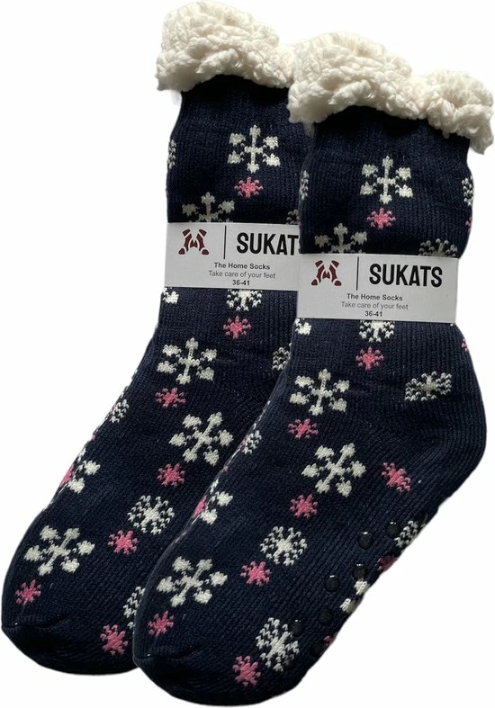 Sukats® Huissokken - Homesocks - Maat 36-41 - Anti-Slip - Fluffy - Dames Huissokken - Variant 8 3 Sukats® Huissokken - Homesocks - Maat 36-41 - Anti-Slip - Fluffy - Dames Huissokken - Variant 8