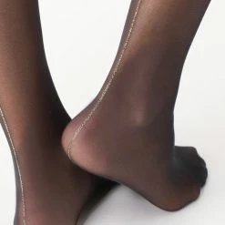 Oroblu Riga Lux 20 Panty Dames - Kleur Zwart/ Goud - Maat L/XL -Beenmode Winkel 550x790 35