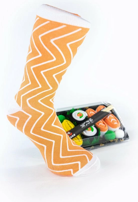 Go Foodsocks - Sushi Sokken - Sushi Box - 3 PACK 5 Go Foodsocks - Sushi Sokken - Sushi Box - 3 PACK - Afbeelding 3